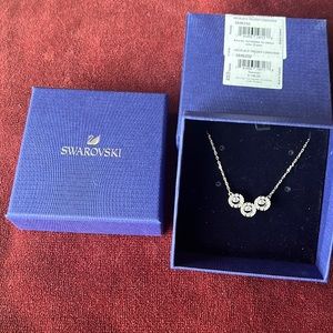 Swarovski Crystal Necklace “Trilogy”.  NWT